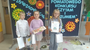 Podsumowanie Powiatowego Konkursu ''Czytam i rozumiem''