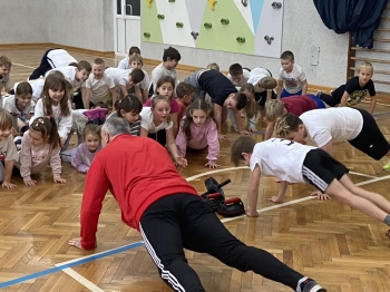 Spotkanie z Mistrzem Kickboxingu- Mały Mistrz w akcji!