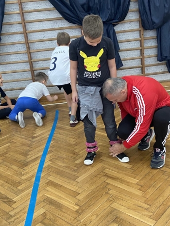 Spotkanie z Mistrzem Kickboxingu- Mały Mistrz w akcji!