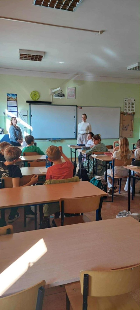 Niezwykły gość w klasie 4b