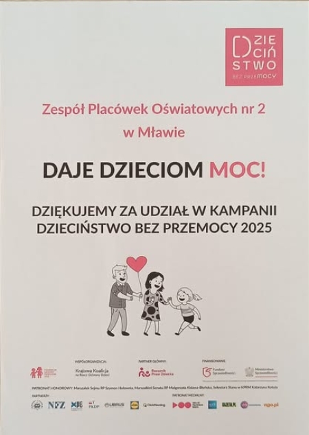 Dzieciństwo bez przemocy 2025