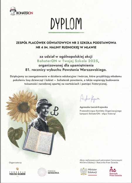 Podsumowanie akcji BohaterON w Twojej Szkole 2025! 