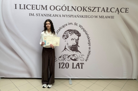 LAUREATKA Międzyszkolnego Konkursu