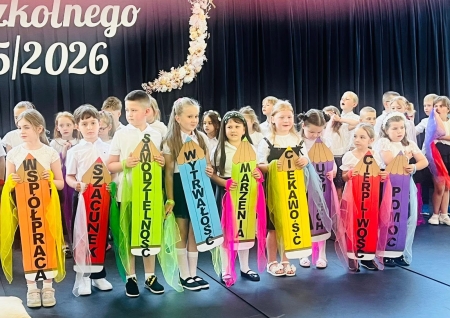 Zakończenia roku szkolnego dla dzieci 6 - letnich 