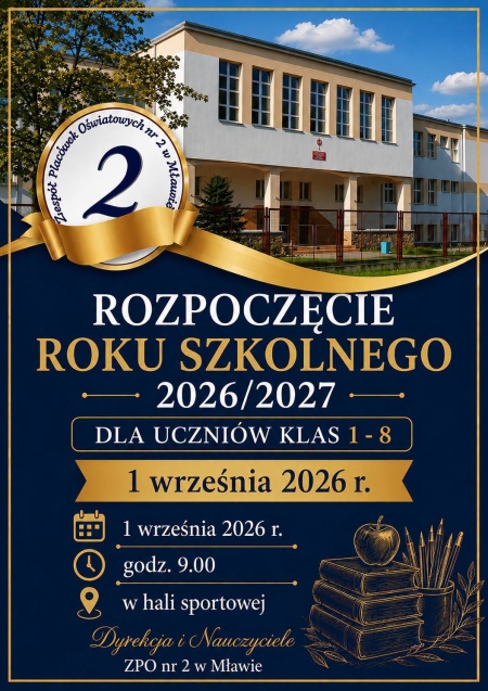 Rozpoczynamy rok szkolny 2026/2027! 