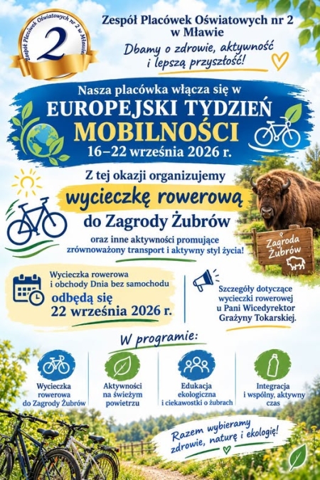 Europejski Tydzień Mobilności w naszej szkole