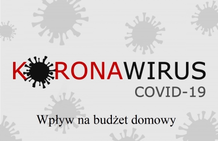 Projekt uczennicy klasy VIIa pt. ''Wpływ pandemii Covid-19 na budżet domowy''.